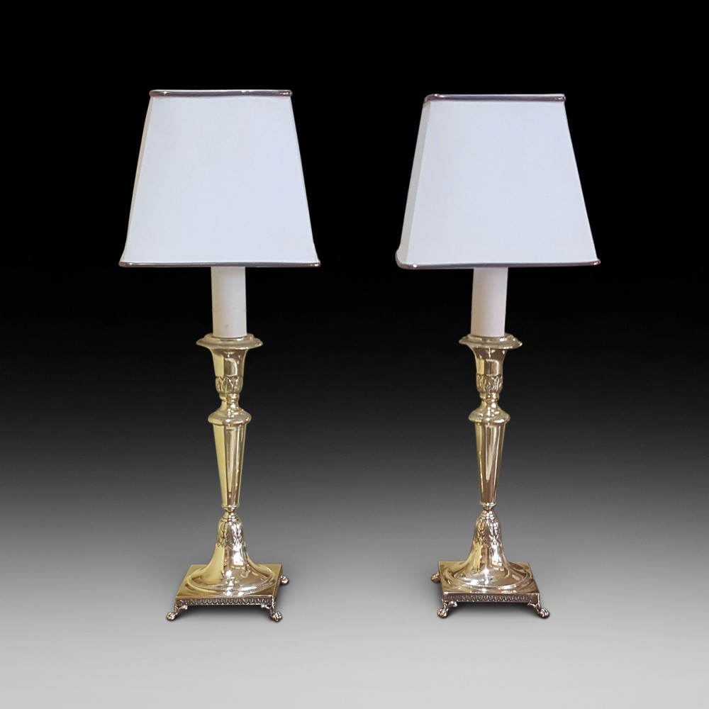 Pair of Victorian Brass Candlesticks