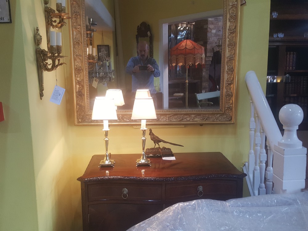 Pair of Victorian Brass Candlesticks View V