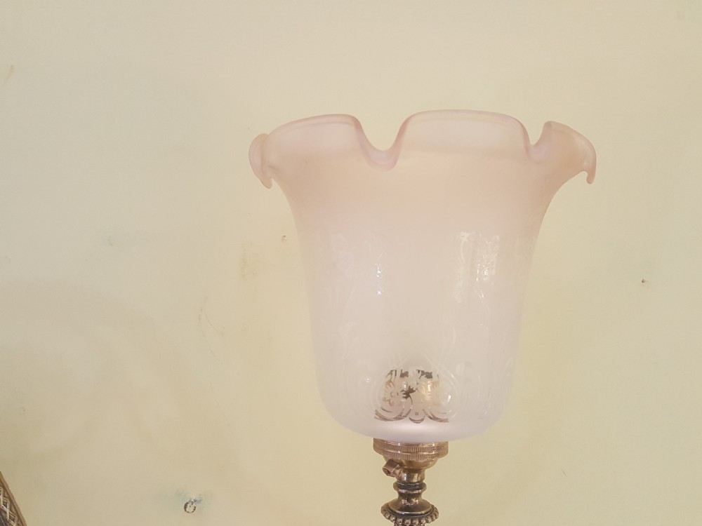Pair of Victorian Lamps View II