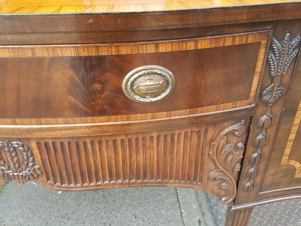 Late 19thC Adams Style Mahogany Sideboard View II