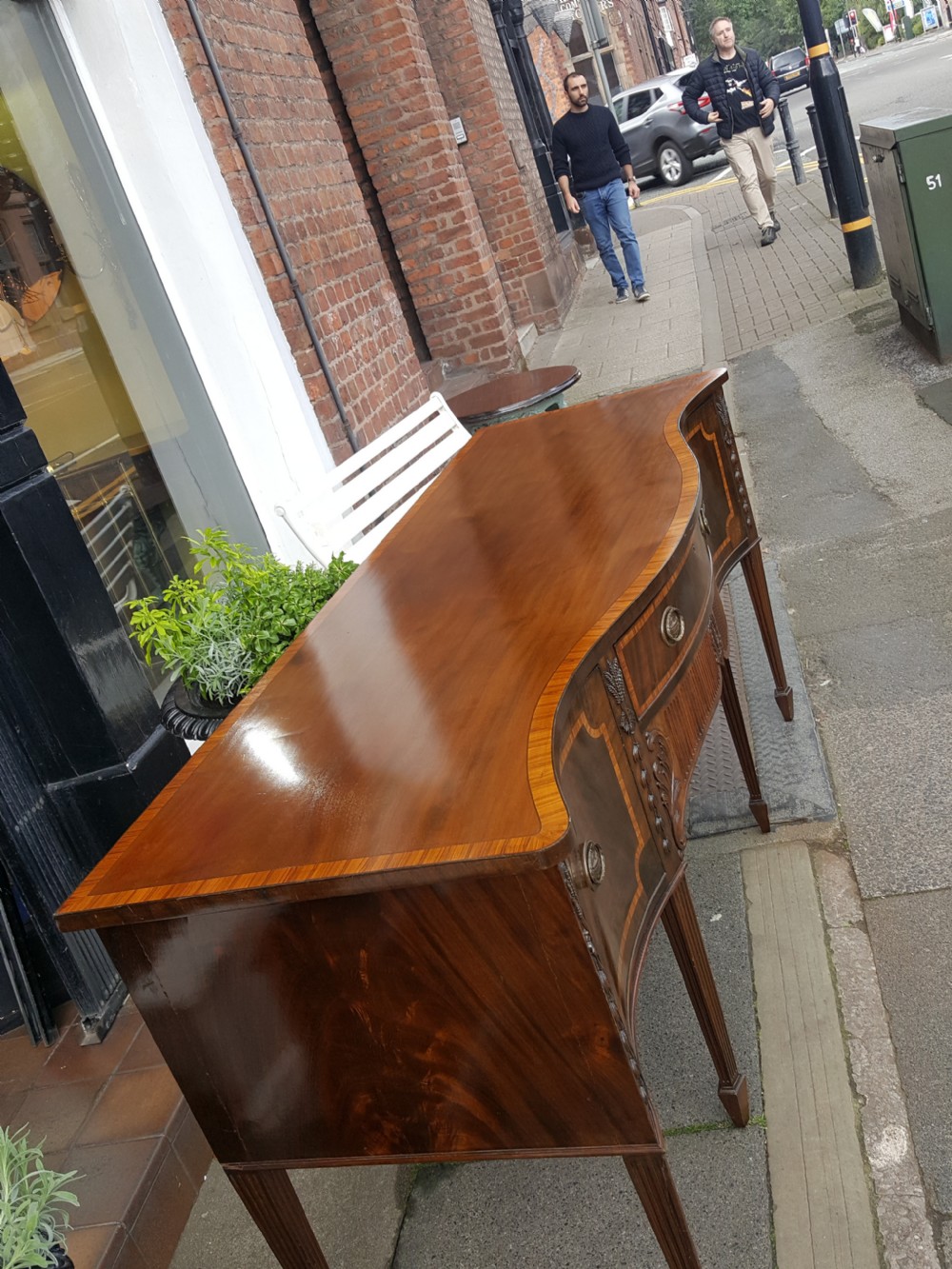 Late 19thC Adams Style Mahogany Sideboard View VI