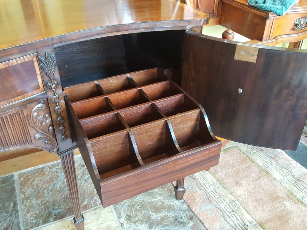 Late 19thC Adams Style Mahogany Sideboard View IX