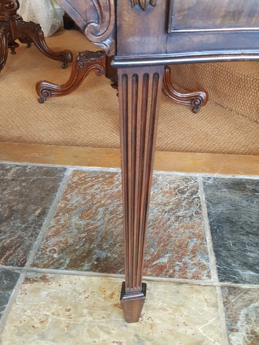 Late 19thC Adams Style Mahogany Sideboard View X