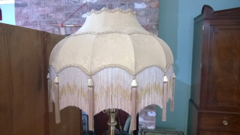 Victorian Brass Extendable Standard Lamp View VI