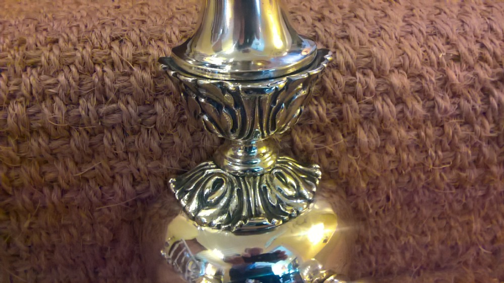 Pair of Late Victorian Brass Wall Lights View II