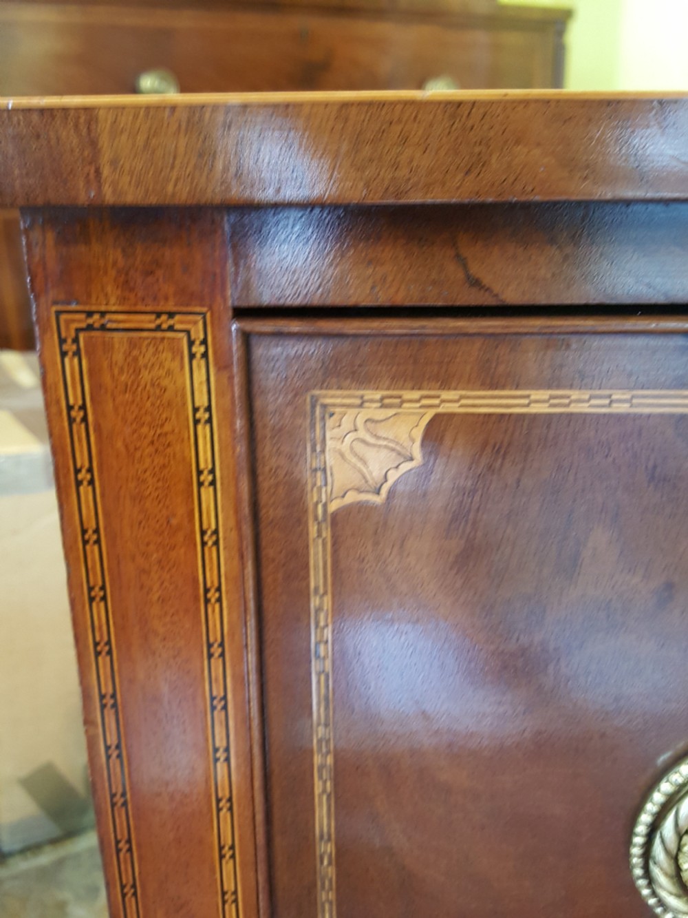Late 18thC Inlaid Mahogany Sideboard View IV