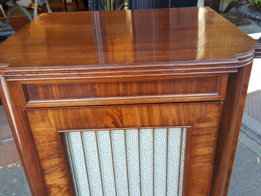 Regency Mahogany Music Cabinet View IV