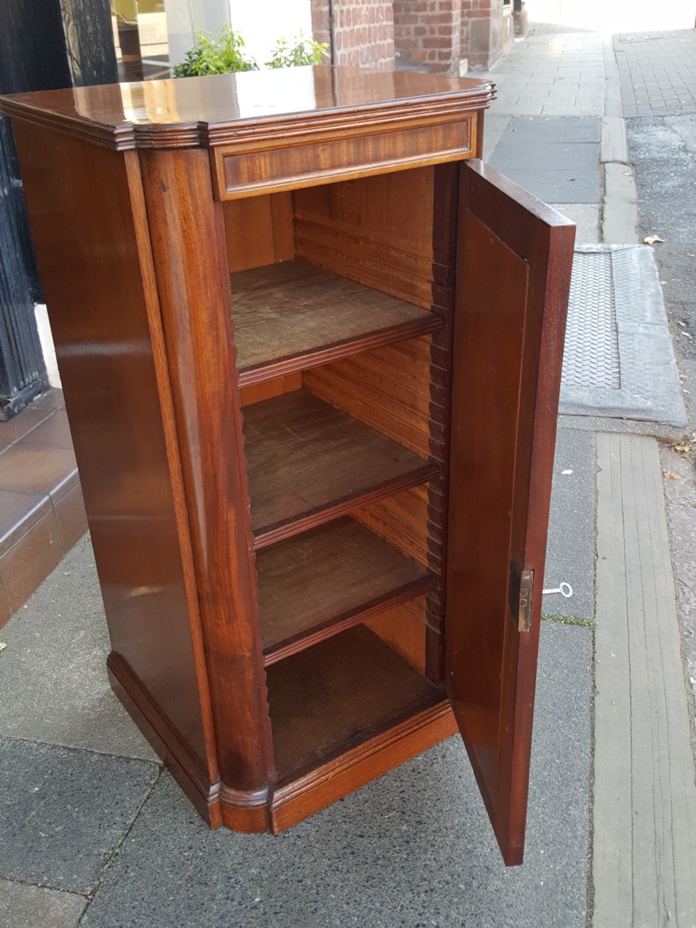 Regency Mahogany Music Cabinet View V