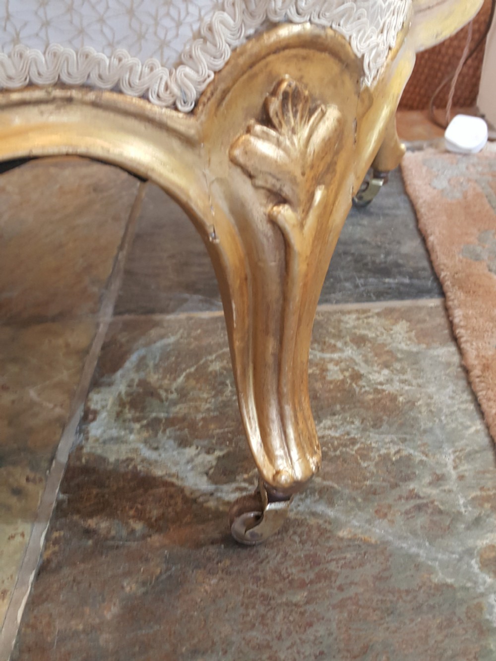 Victorian Giltwood Settee View II