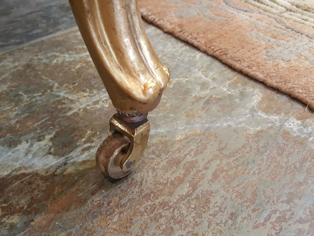 Victorian Giltwood Settee View III