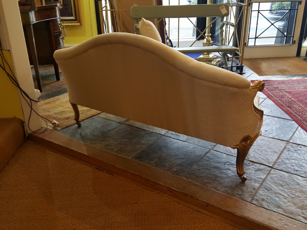 Victorian Giltwood Settee View VII