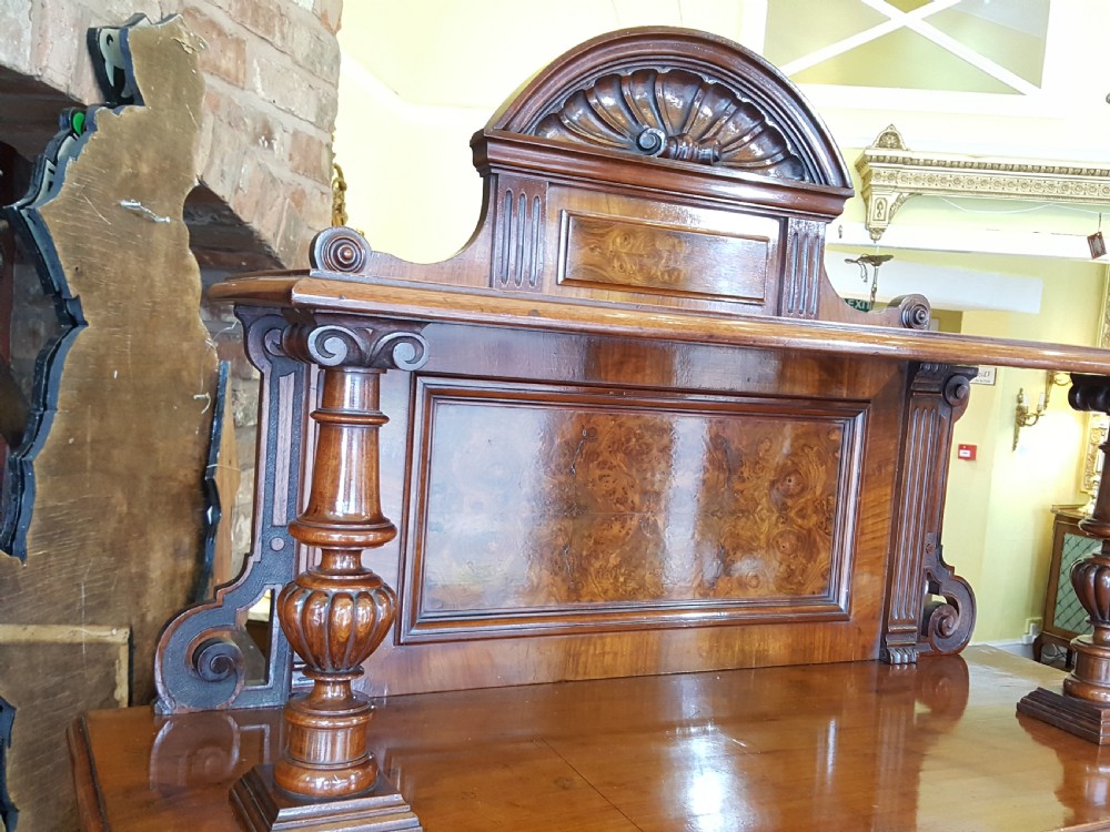 Victorian Black Walnut Tall Cabinet View VI