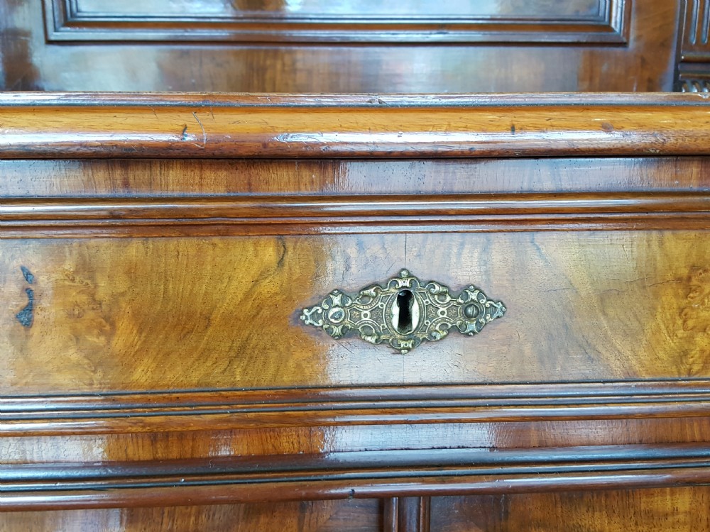 Victorian Black Walnut Tall Cabinet View VIII