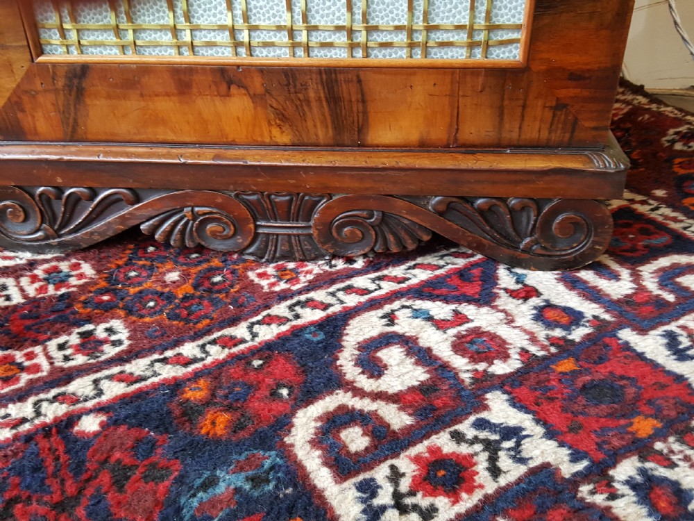William IV Goncalo Alves breakfront side cabinet View V