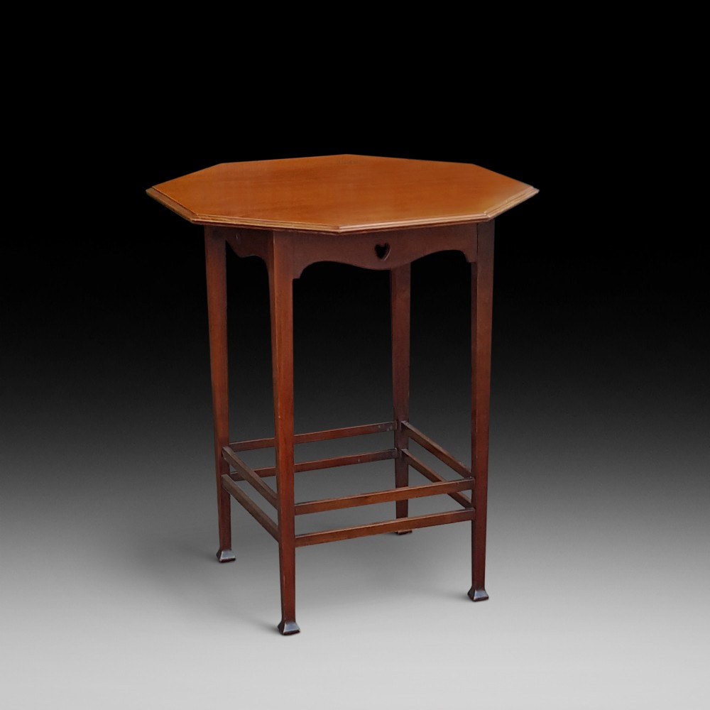 Art Nouveau Mahogany Side Table