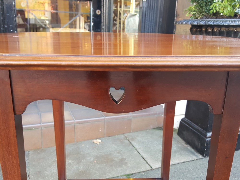 Art Nouveau Mahogany Side Table View III