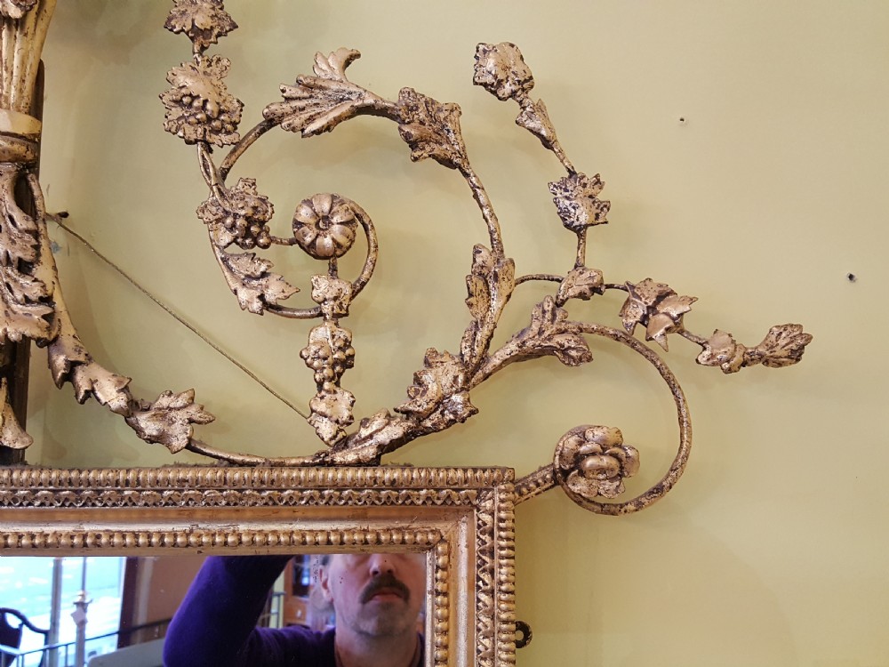Regency gilt wood mirror View III