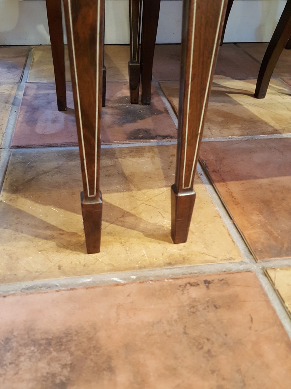Set of 4 Edwardian Rosewood Salon Chairs View IX