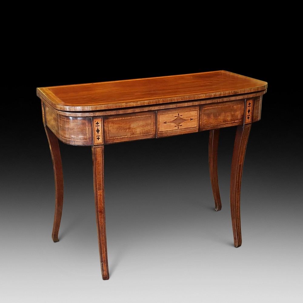 Regency Mahogany Tea Table