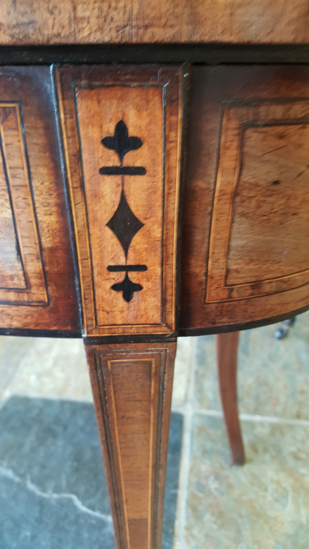 Regency Mahogany Tea Table View III
