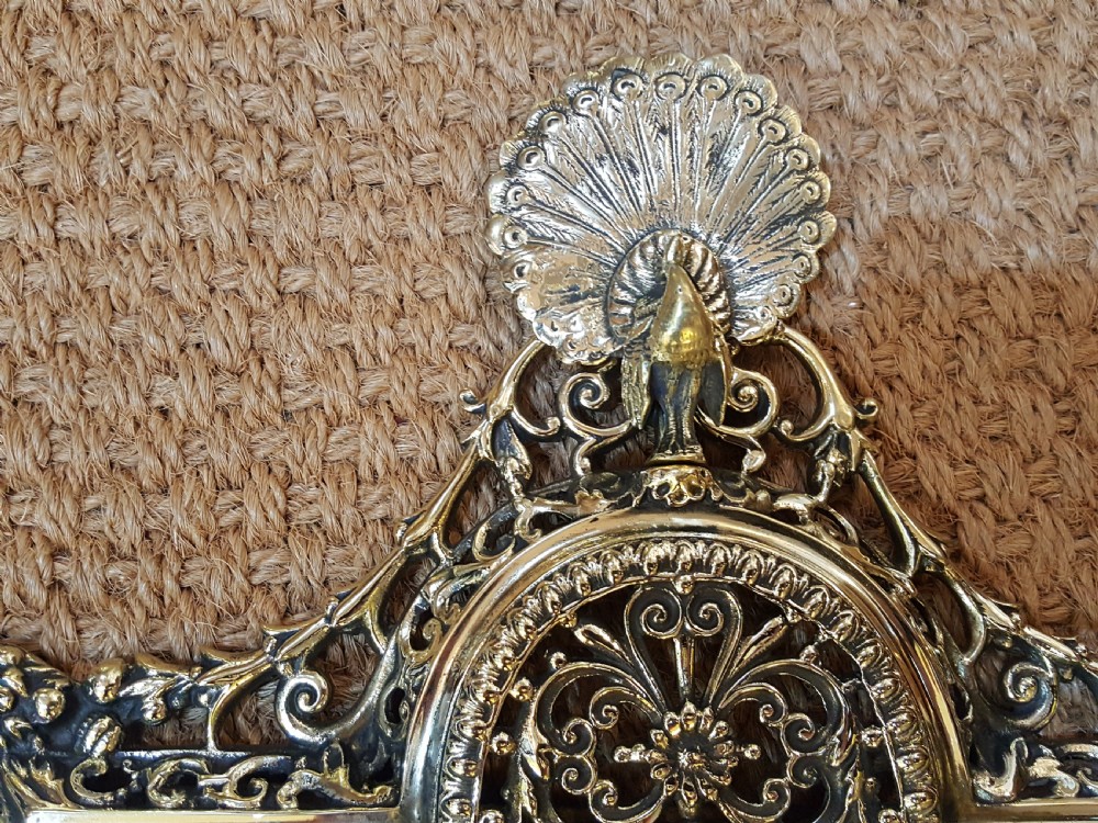 Pair of Late 19thC Gilt-Brass Girandole Mirrors View VII