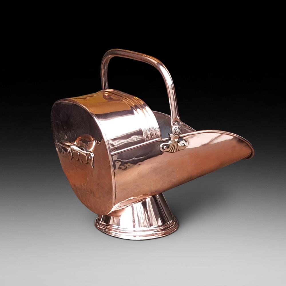 Victorian Copper Coal Receiver