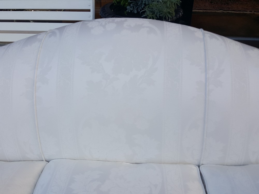 Late 19thC Mahogay Camel Back Sofa View VI