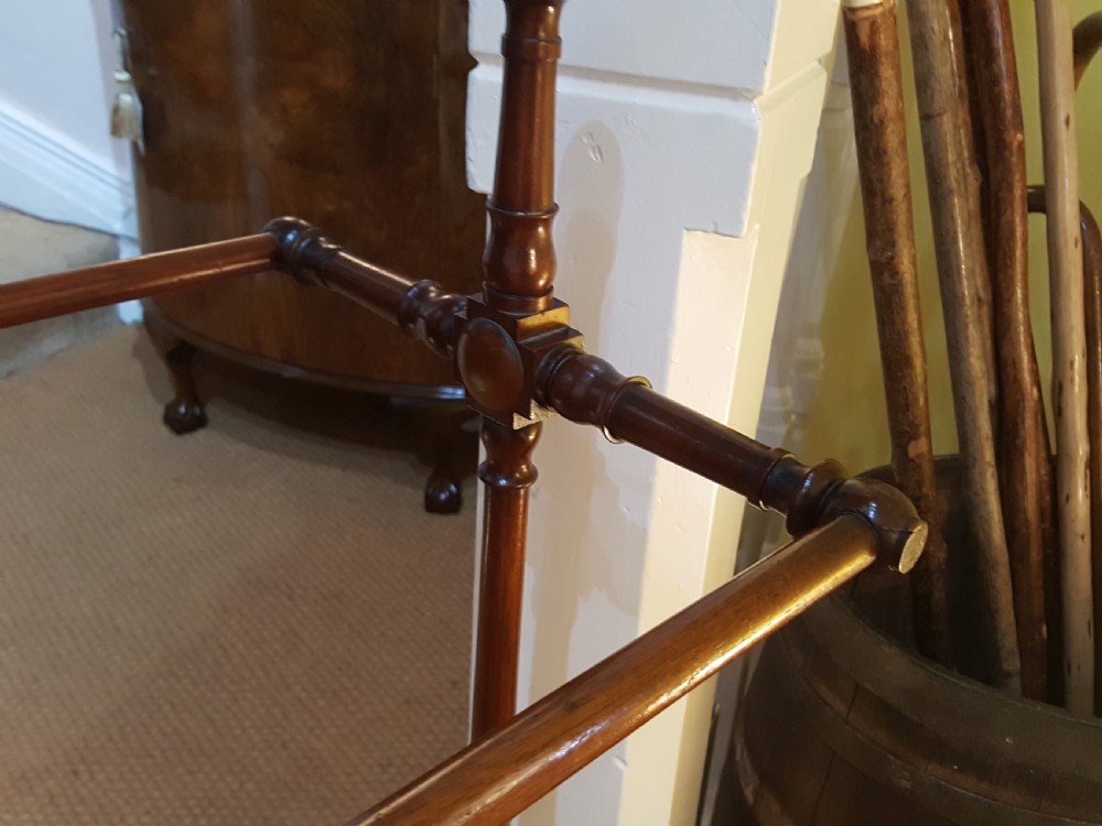 Late Victorian Mahogany Towel Rail View II