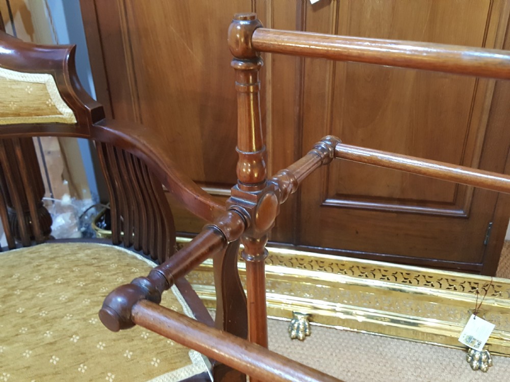 Late Victorian Mahogany Towel Rail View III