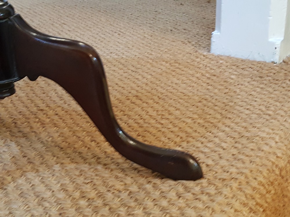 Edwardian Mahogany Wine Table View V