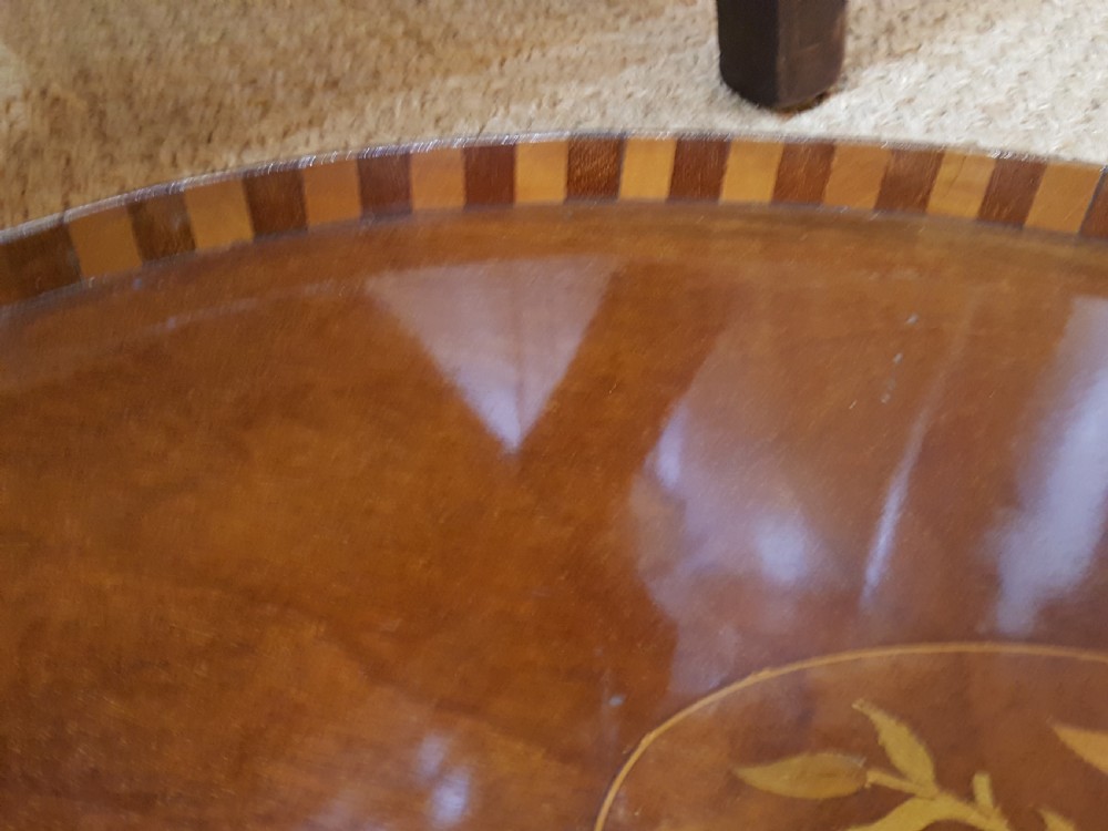 Edwardian Mahogany Kidney Shaped View IV