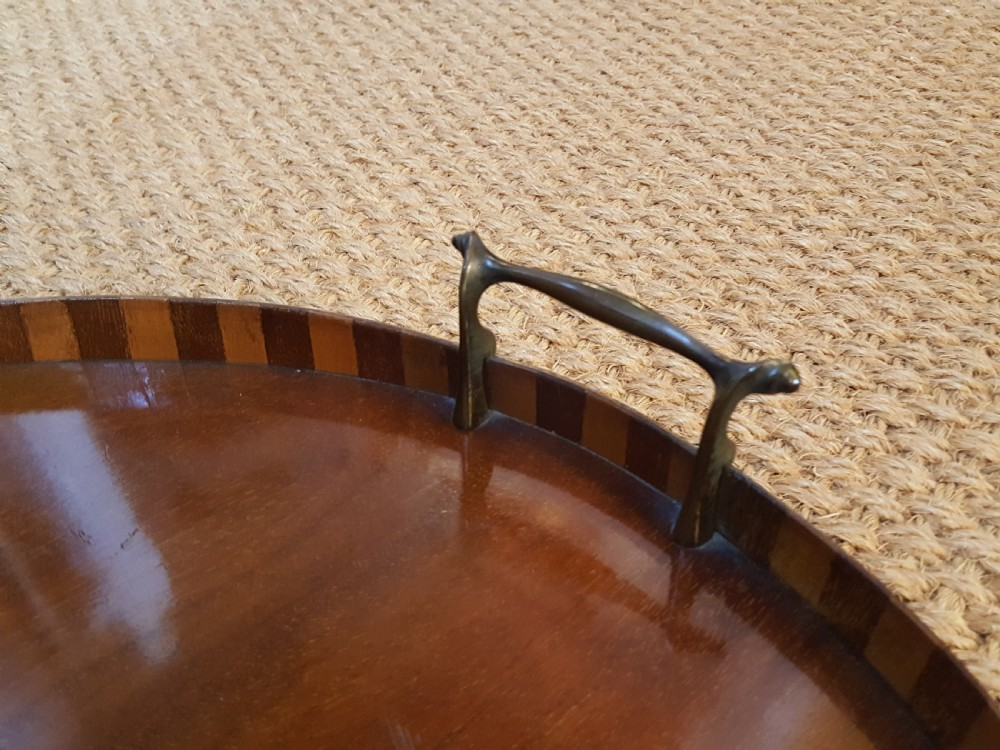 Edwardian Mahogany Kidney Shaped View V