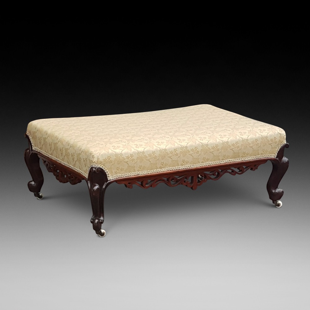 Victorian Rosewood Hearth Stool