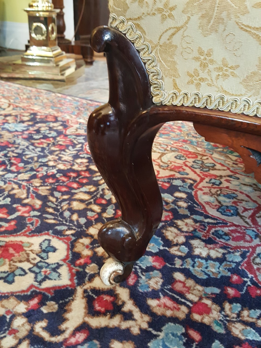 Victorian Rosewood Hearth Stool View II