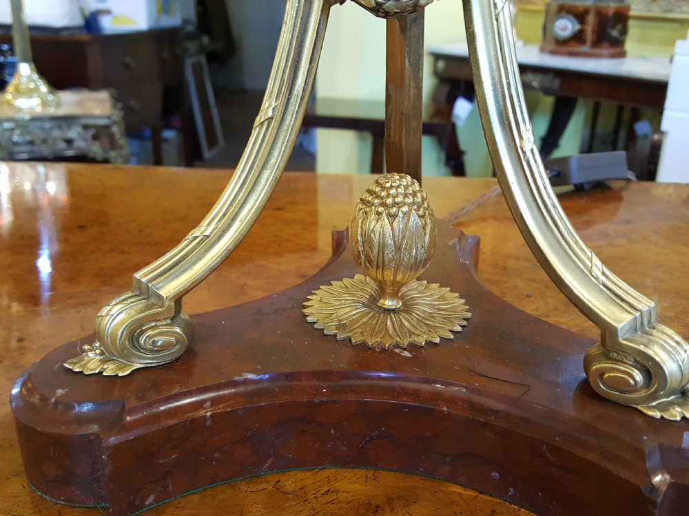 Late Victorian Gilt Bronze Adam Style Table Lamp View IV