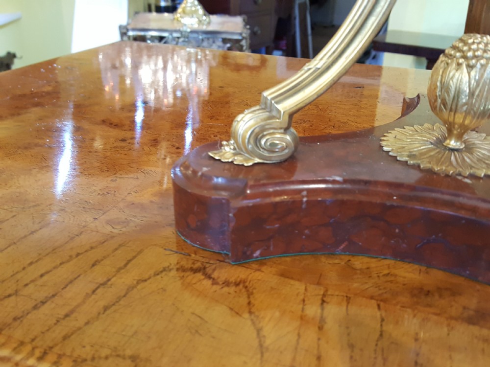 Late Victorian Gilt Bronze Adam Style Table Lamp View VI