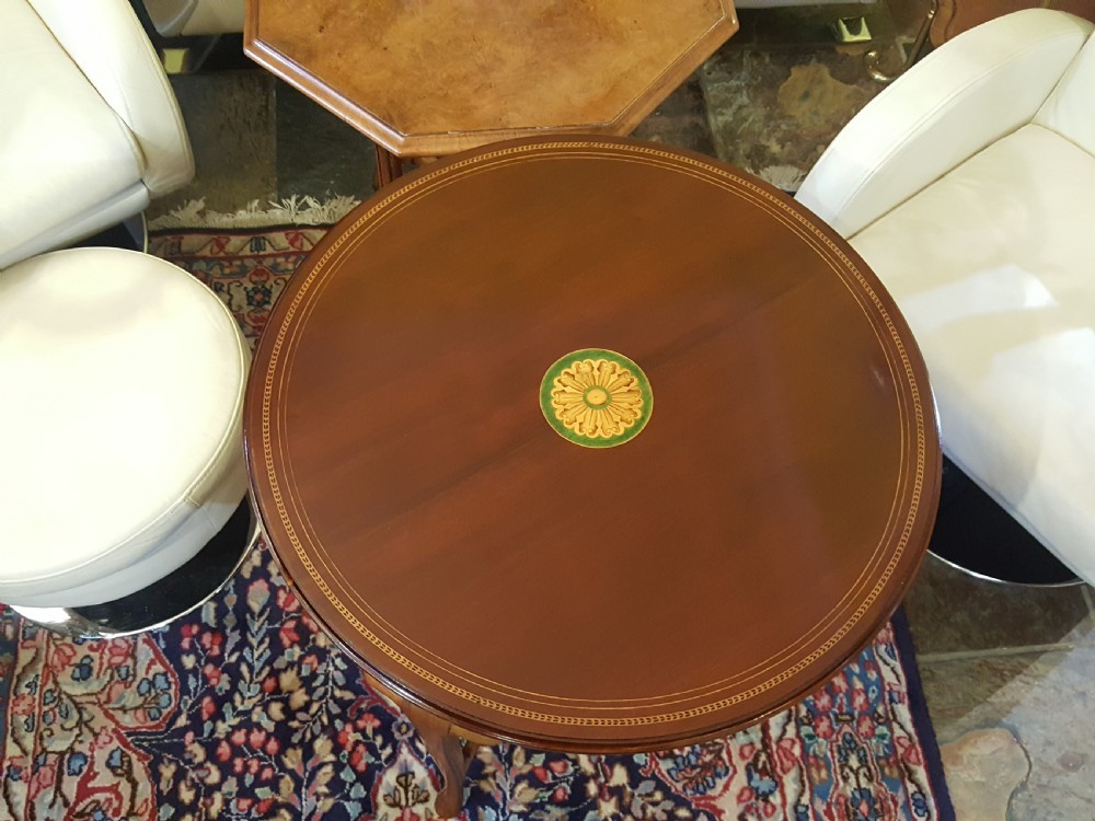 Edwardian Mahogany Centre Table View II