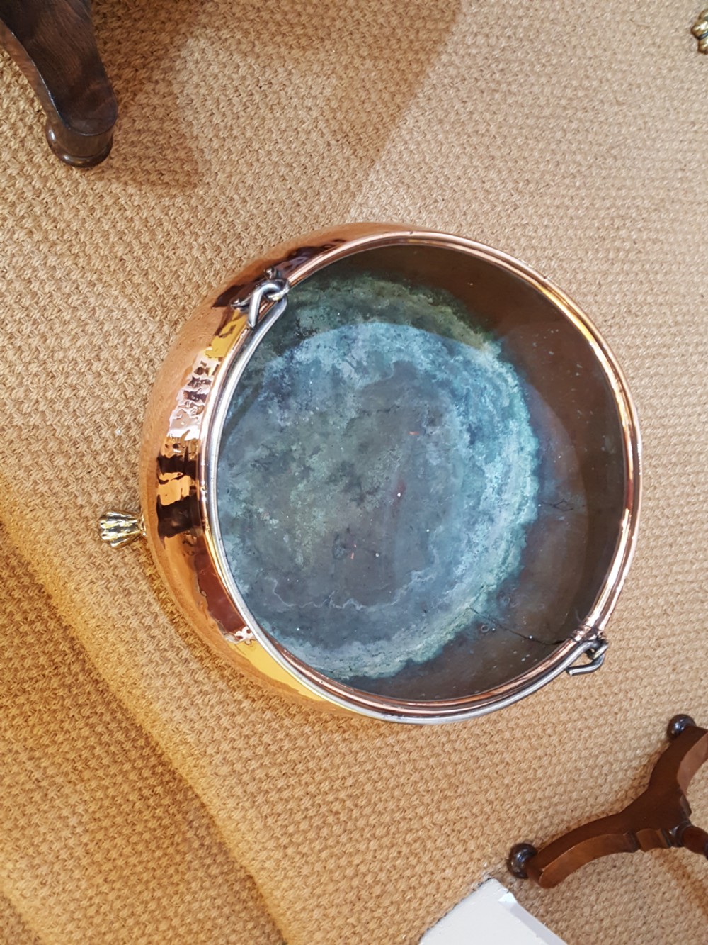 Victorian Copper Log Bucket View II
