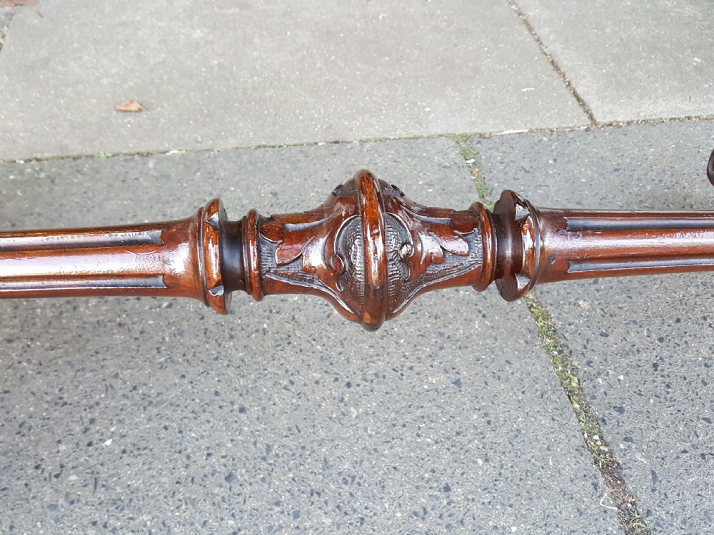 Victorian Inlaid Walnut Card Table View V