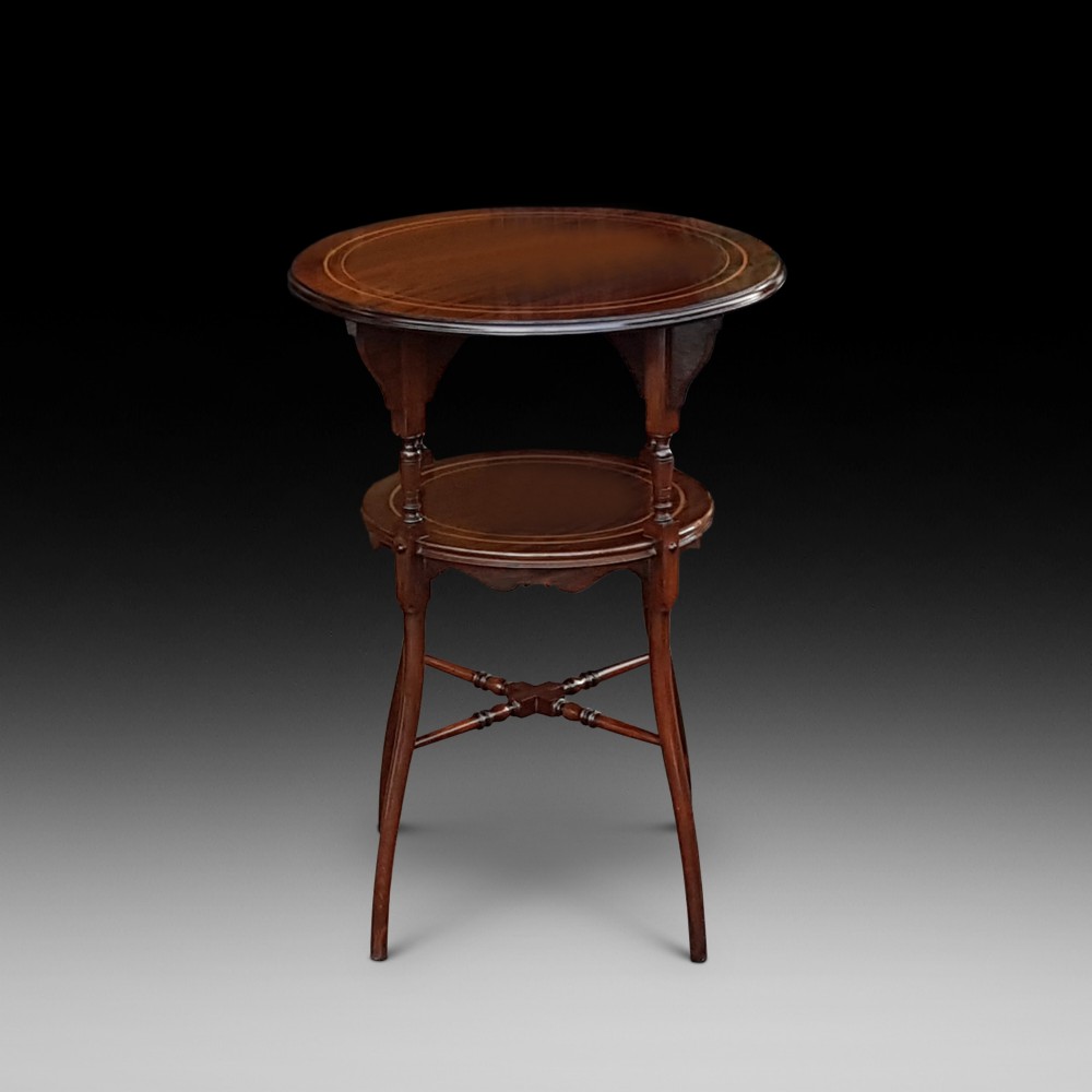 Edwardian Inlaid Rosewood Occasional Side Table