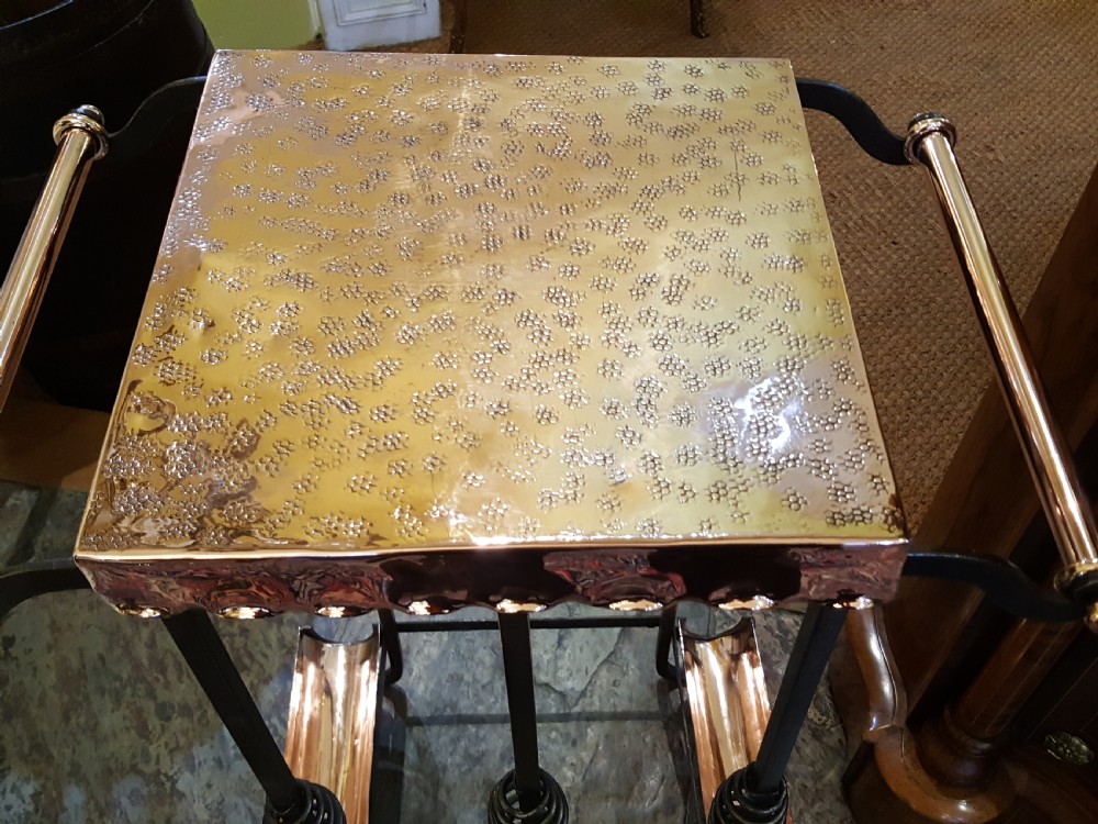 Late 19thC Aesthetic Copper Umbrella Stand  View VII