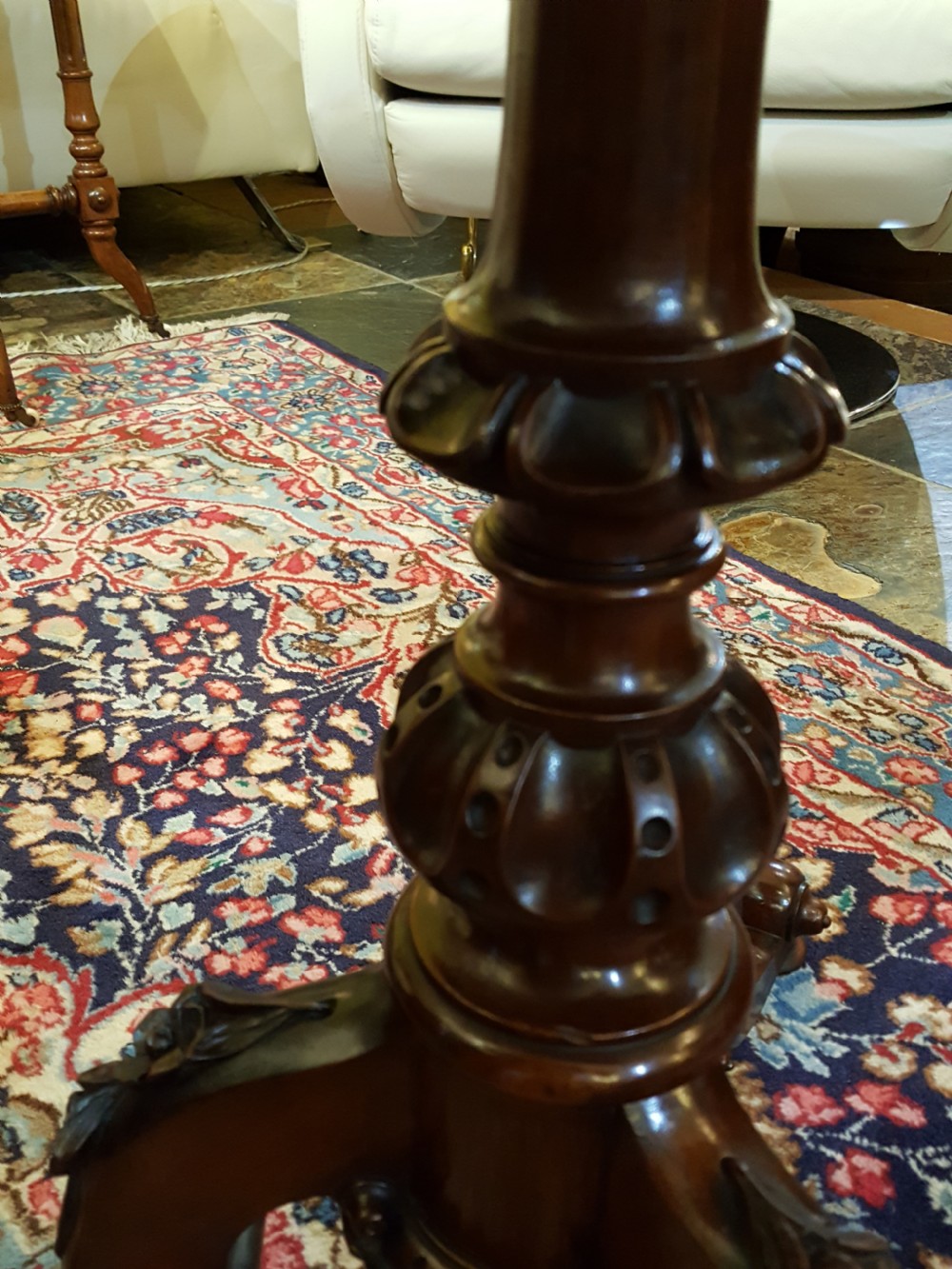 Early Victorian Marquetry Side Table View VI