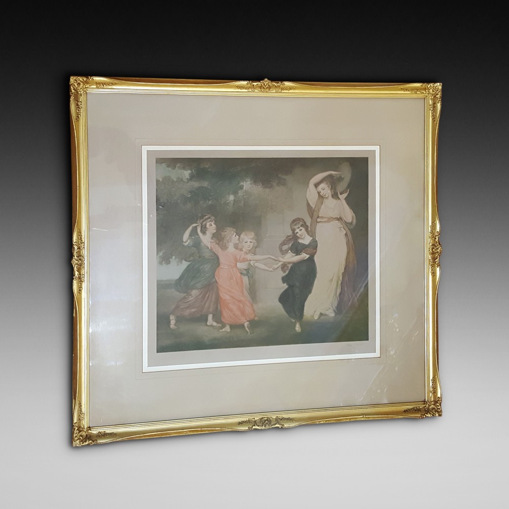 Late 19thC Mezzotint after Ellen Jowett
