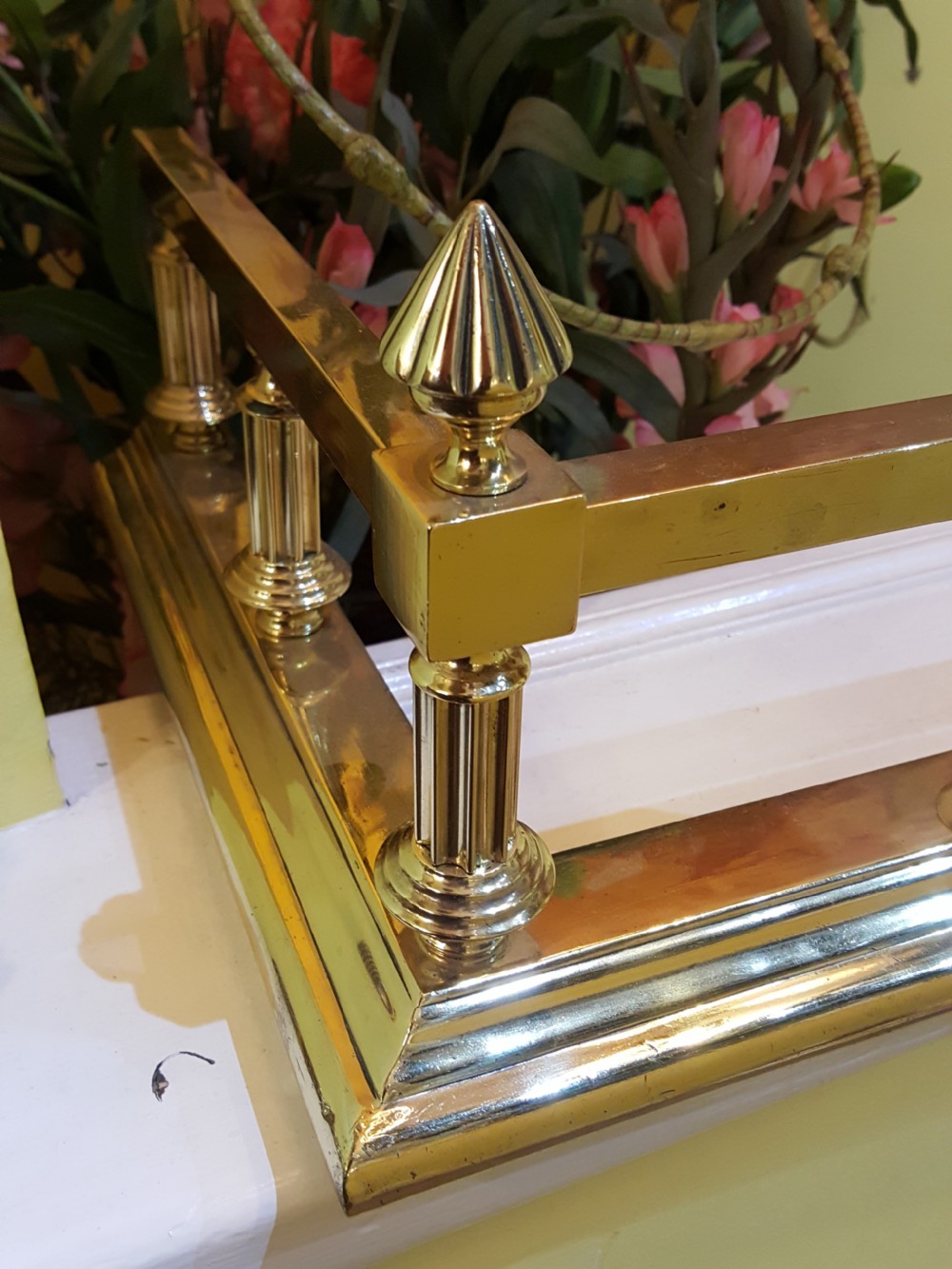 Edwardian Brass Fender  View II