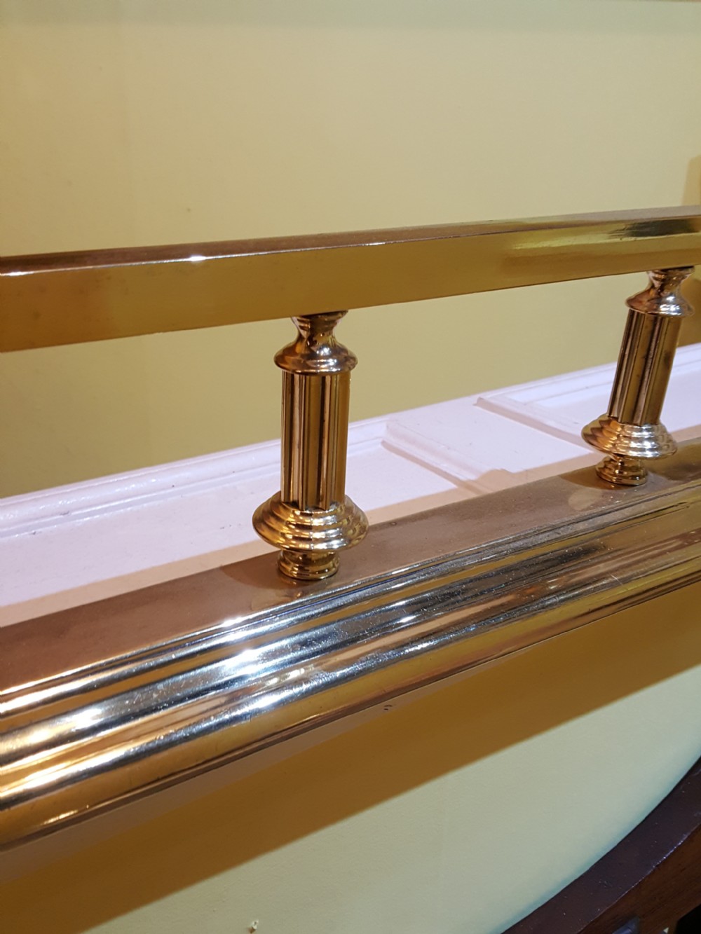 Edwardian Brass Fender  View III