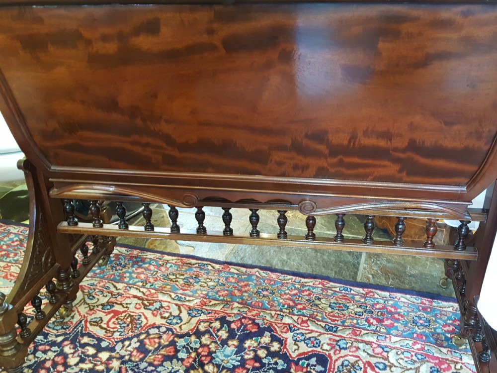 Late Victorian Mahogany Cot View IV