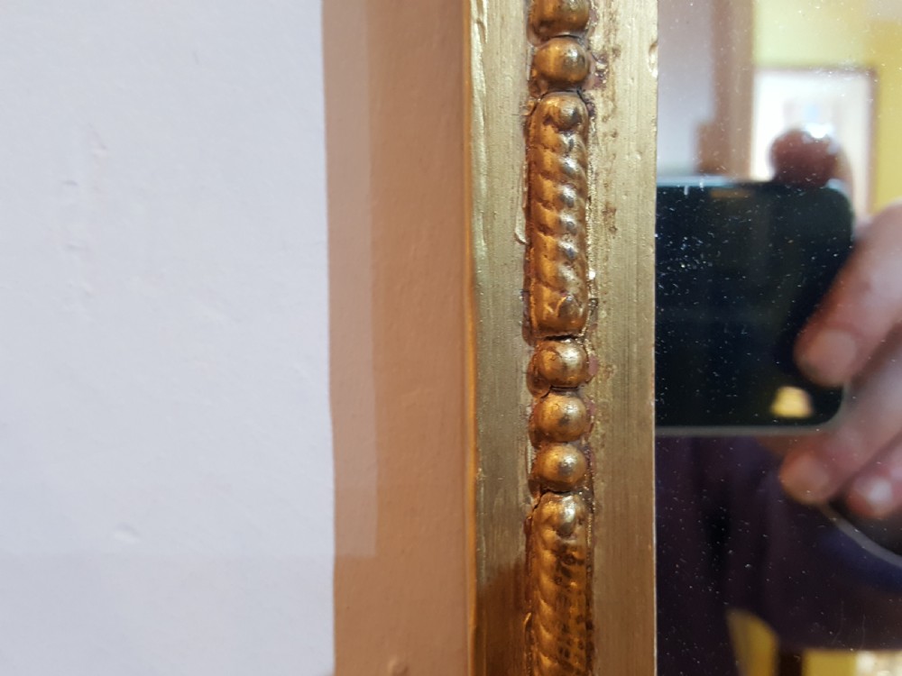 Edwardian Gilt Framed Wall Mirror View IV