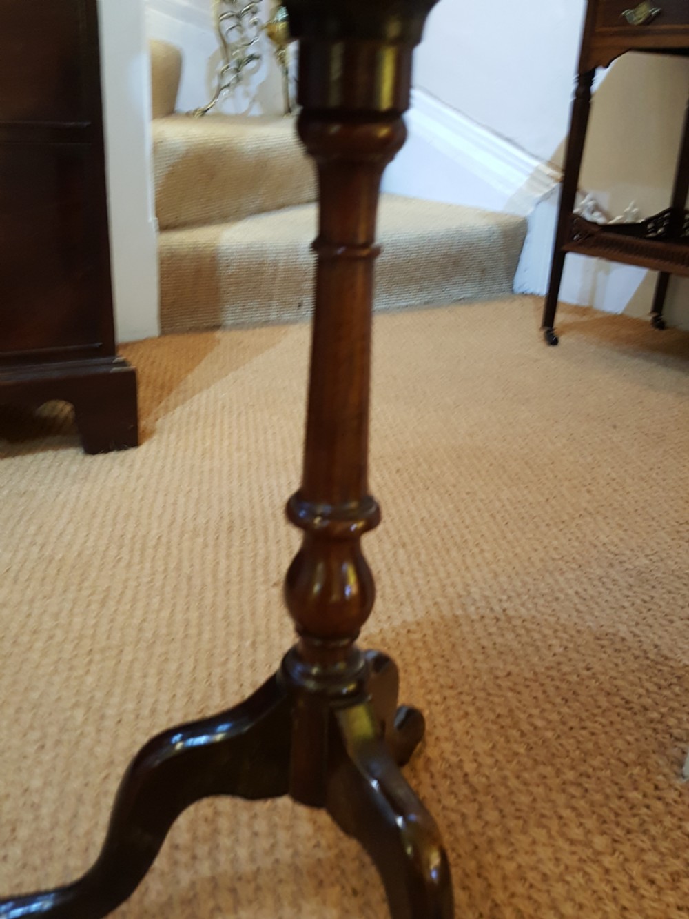 Edwardian Mahogany Lamp Table View V