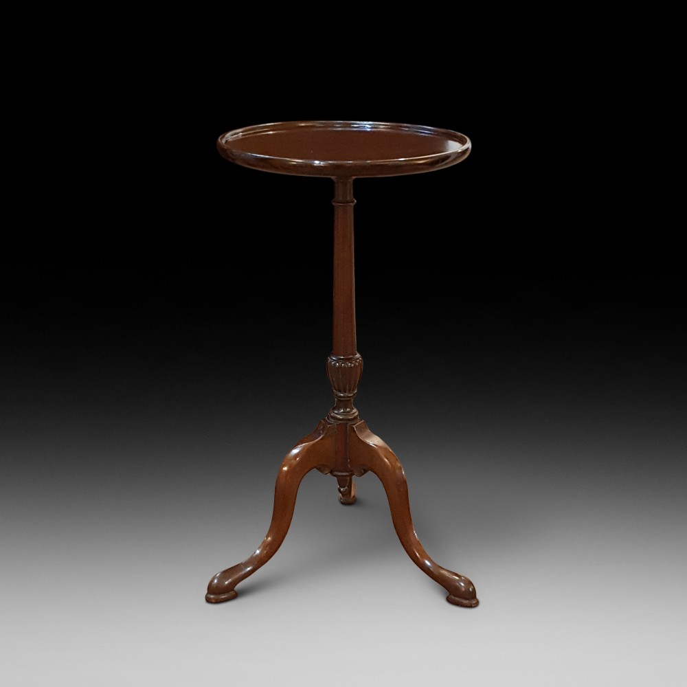 Early 20thC mahogany occaisional wine table