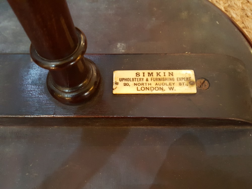Early 20thC mahogany occaisional wine table View IV